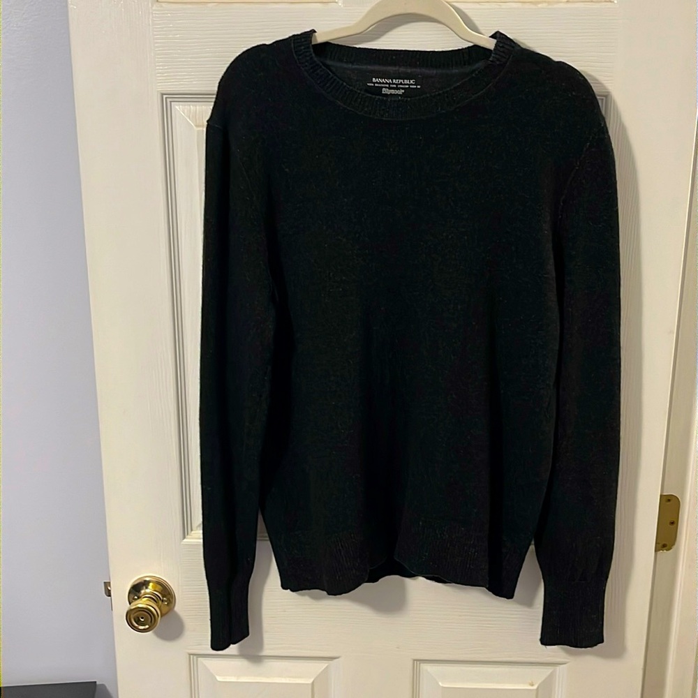 Banana Republic Black Sweater with Filpucci Italian Yarn